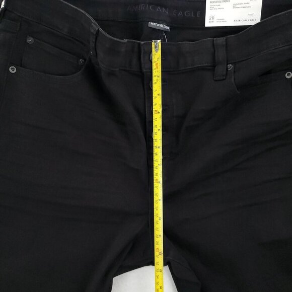 American Eagle Festival Flare Jeans High Rise Button Fly Stretch "20" 38x30 NWT - Picture 7 of 12